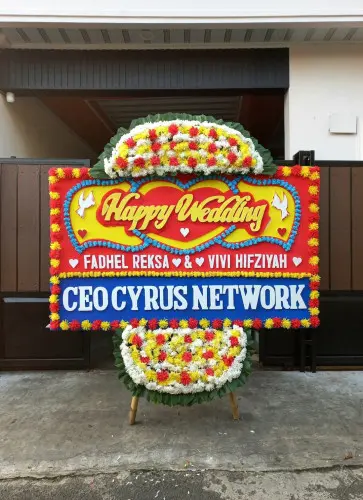 Papan Bunga Pernikahan madurejo
